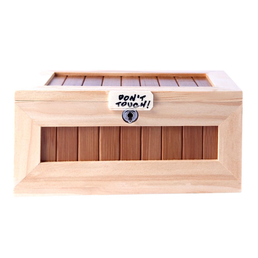 XINHOME Don't Touch Useless Box with Attitude Leave Me Alone Surprises Machine-Gags & Practical Joke Decorative & Endless Fun- Cute Tiger