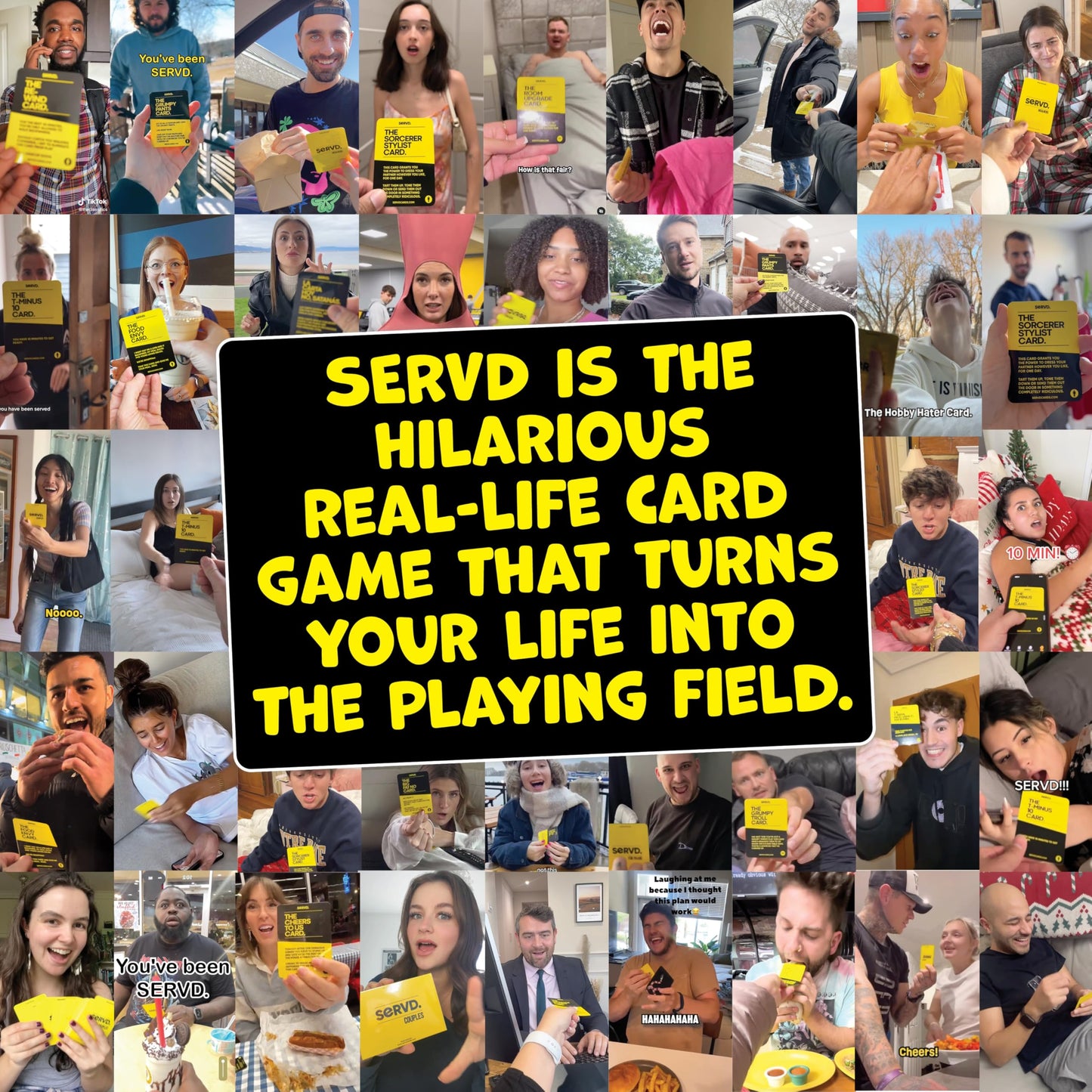SERVD - Couples - The Hilarious Real-Life Couples Card Game | Funny Gift for Anniversary, Valentine's Day, Christmas, Date Nights & More | Unique Strategy Game