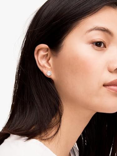 kate spade new york That Sparkle Round Earrings, Clear/Gold, One Size