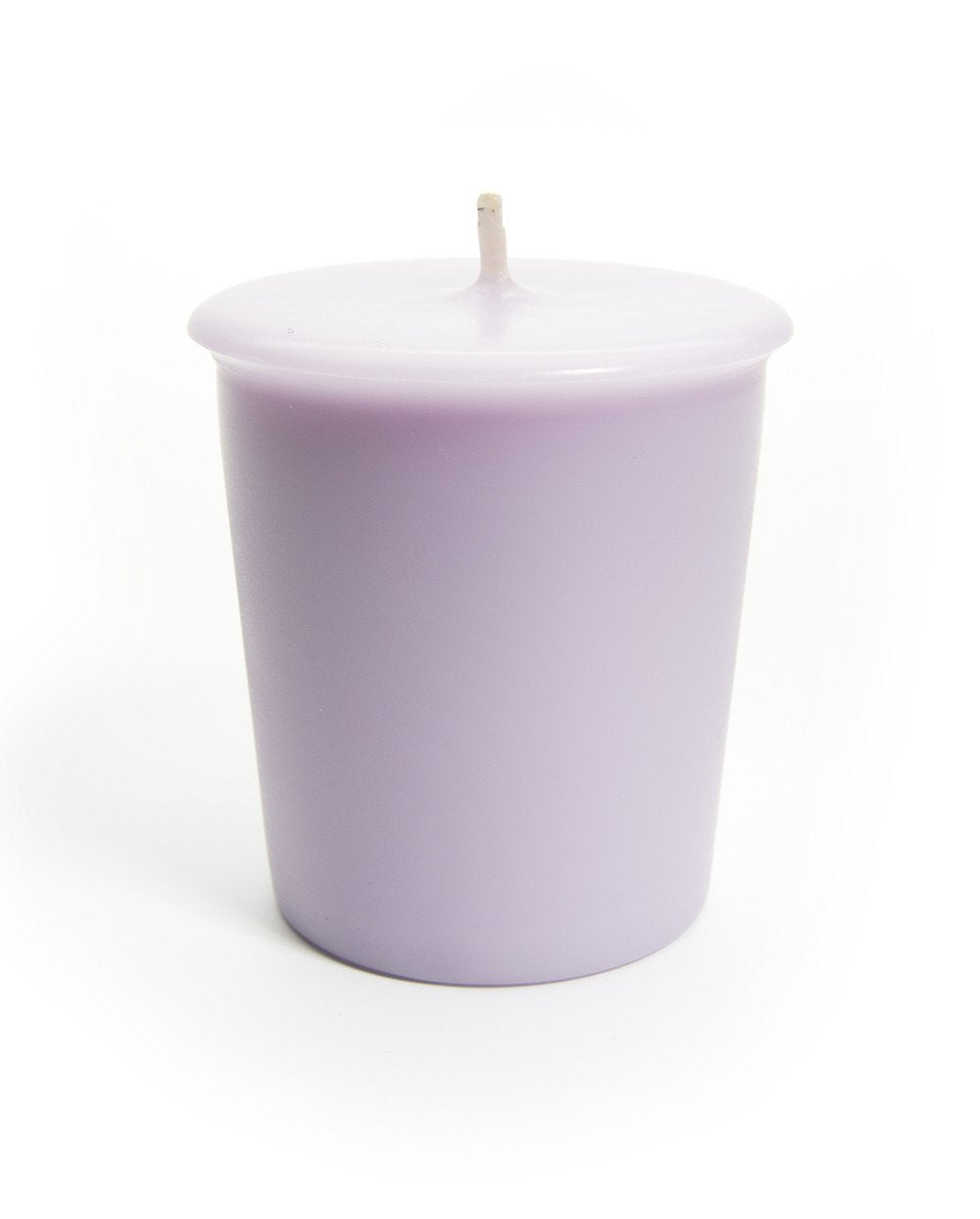 Pure English Lavender Soy Votive Candles - Scented with Essential & Natural Oils - 6 Purple Natural Votive Candle Refills - Flower & Floral Collection
