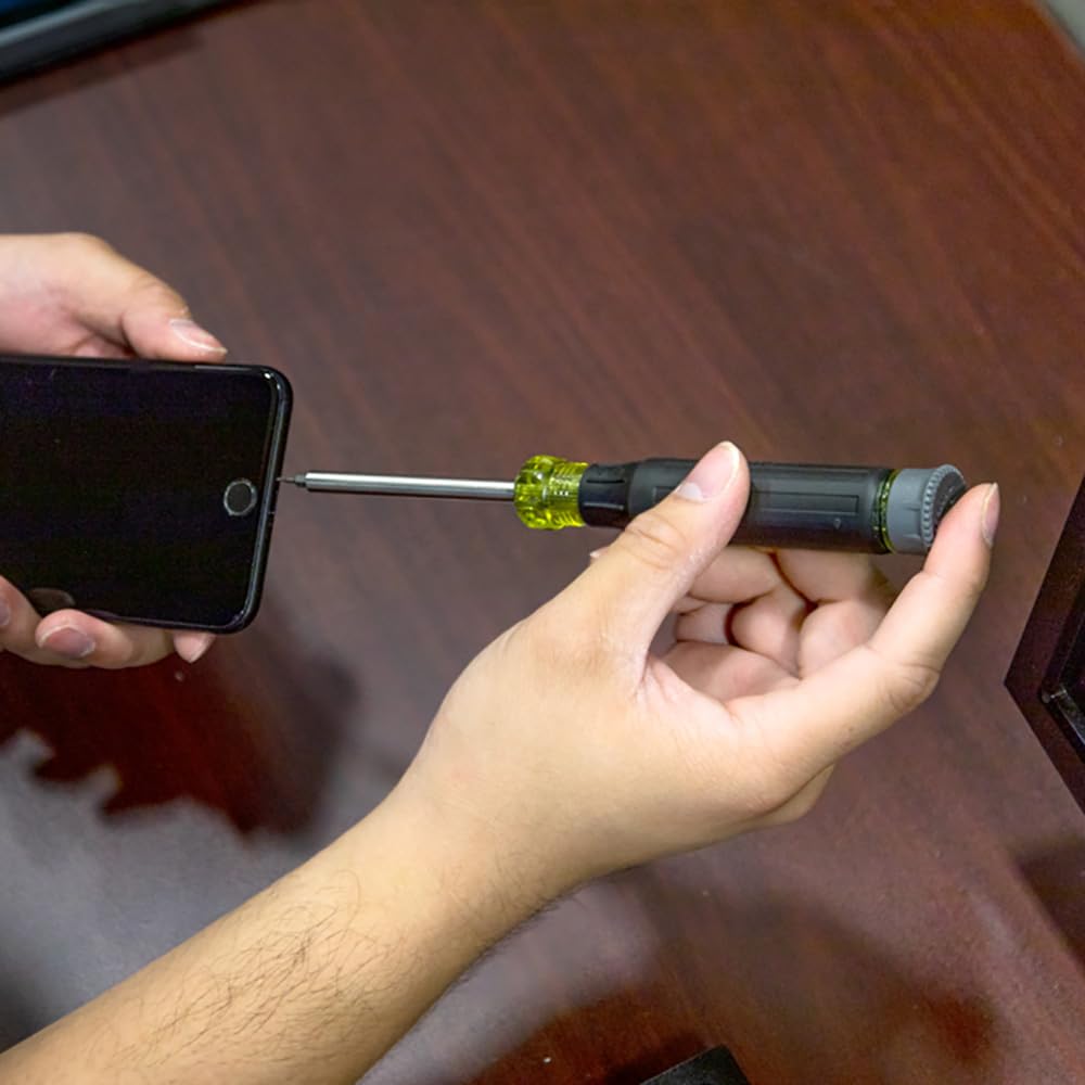 Klein Tools 32328 Precision Screwdriver, 27-in-1 Multi-Bit Screwdriver, Bits for Apple Product Repair, Rare-Earth Magnet, Electronic Repair