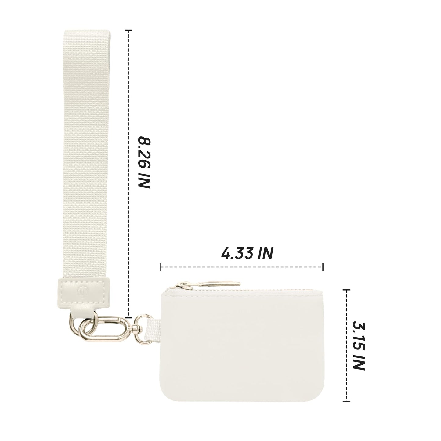 Mum's Memory Mini Zip Around Wristlet Wallet for Women Dual Pouch Wristlet Portable keychain wallet Coin Purse Mini Women Coin Pocket