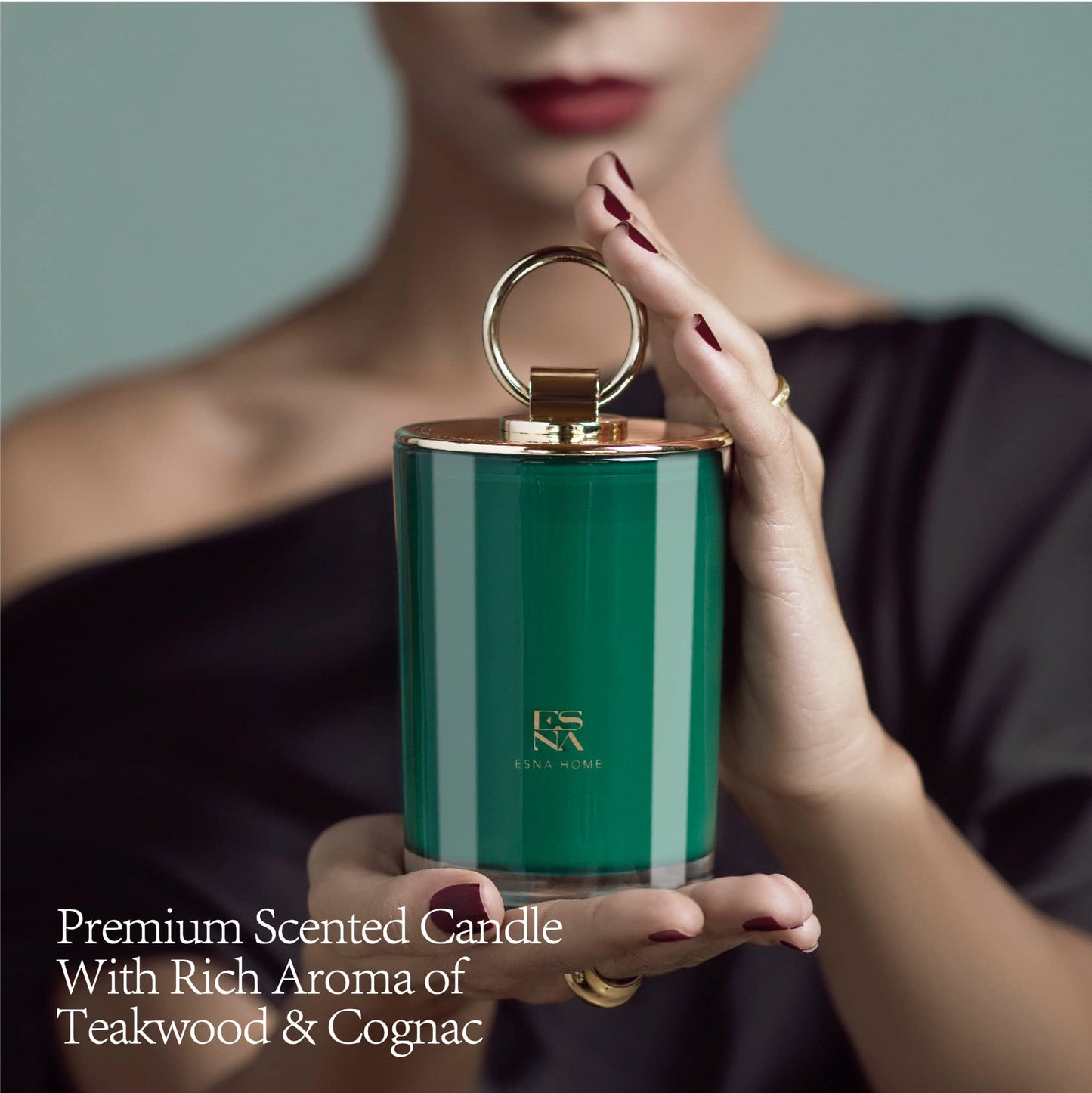 Luxury Christmas Scented Candles | Aromatherapy Natural Soy 8.8oz | 50 Hours Long Burning | Lavender & Sandalwood Essential Oils | Xmas Stress Relief Home Candles | Holiday Housewarming Gift