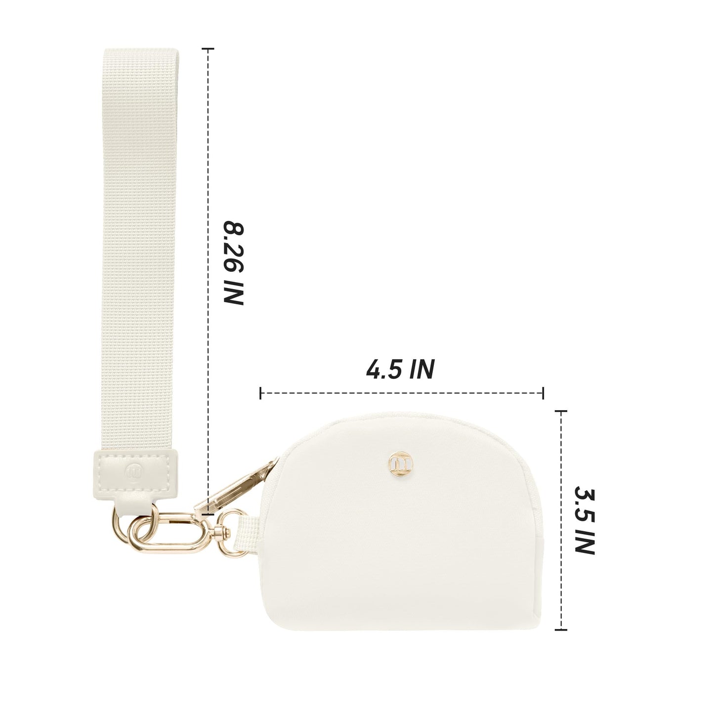 Mum's Memory Mini Zip Around Wristlet Wallet for Women Dual Pouch Wristlet Portable keychain wallet Coin Purse Mini Women Coin Pocket