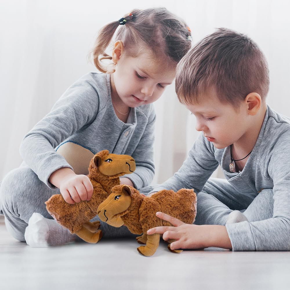 ArtCreativity Plush Camel Toy, 9 Inch Soft Humpback Camel Stuffed Toy for Kids, Cute Home and Nursery Animal Decorations, Zoo Party Prop, Best Birthday and Holiday Gift Idea