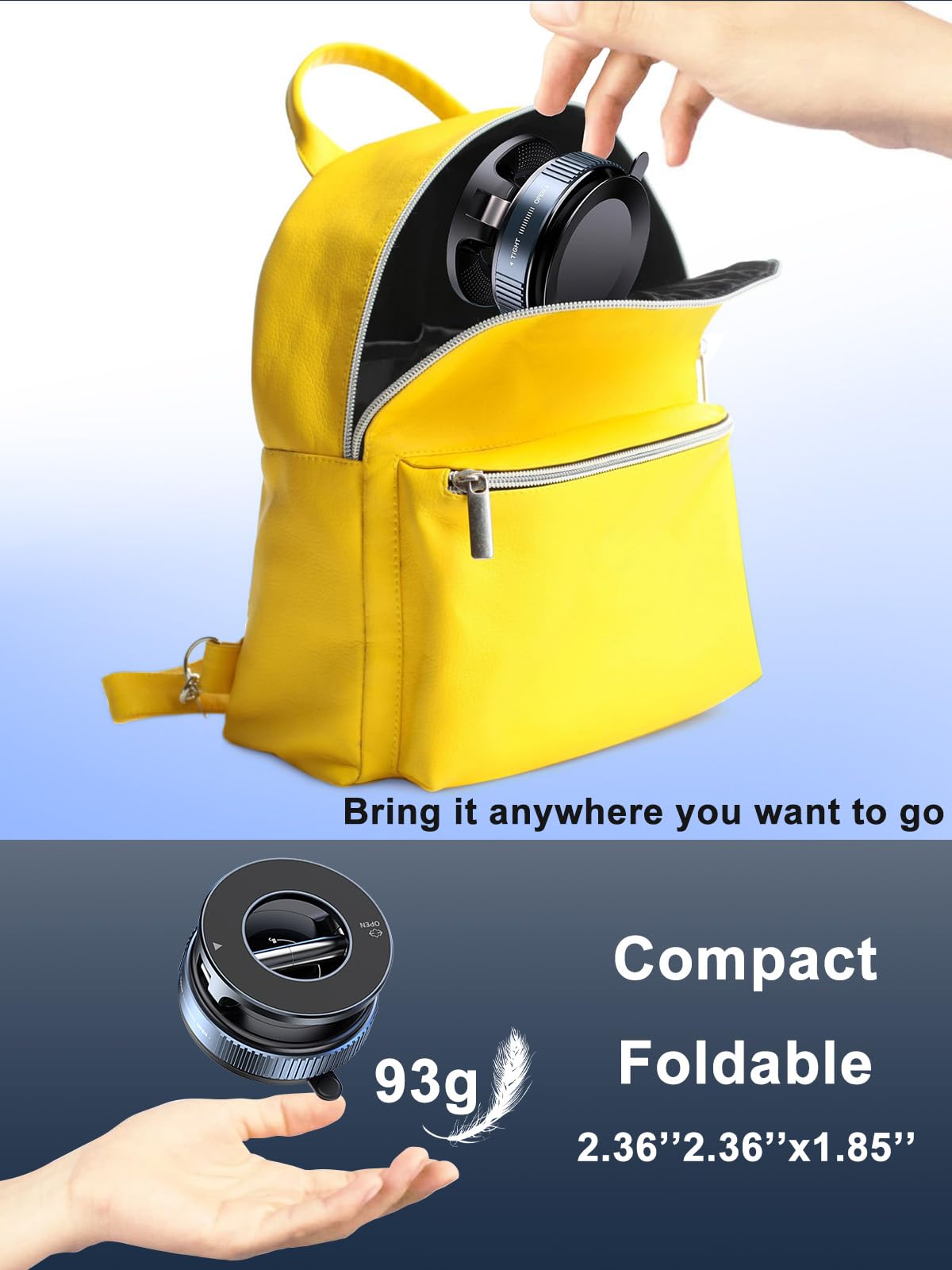 snanlen Upgraded 360° Vacuum Magnetic Phone Holder, Magnetic Car Phone Mount, Hands-Free Suction Cup Phone Holder for Car/Gym/Mirror/Shower, Car Mount Compatible with iPhone 16 Pro Max/Android