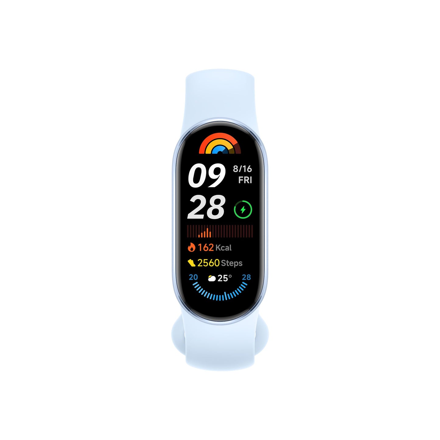 Xiaomi Smart Band 9 Global Version (2024) 1.62" Amoled Display | 233 mAh Battery | up to 21 Days of Battery Life | Over 150 Workout Modes | BT 5.4 | 50M Water Resistant -Arctic Blue