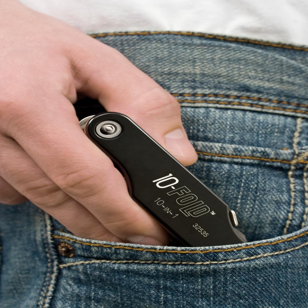 Klein Tools 32535 10-in-1 10 Fold Screwdriver / Nut Driver