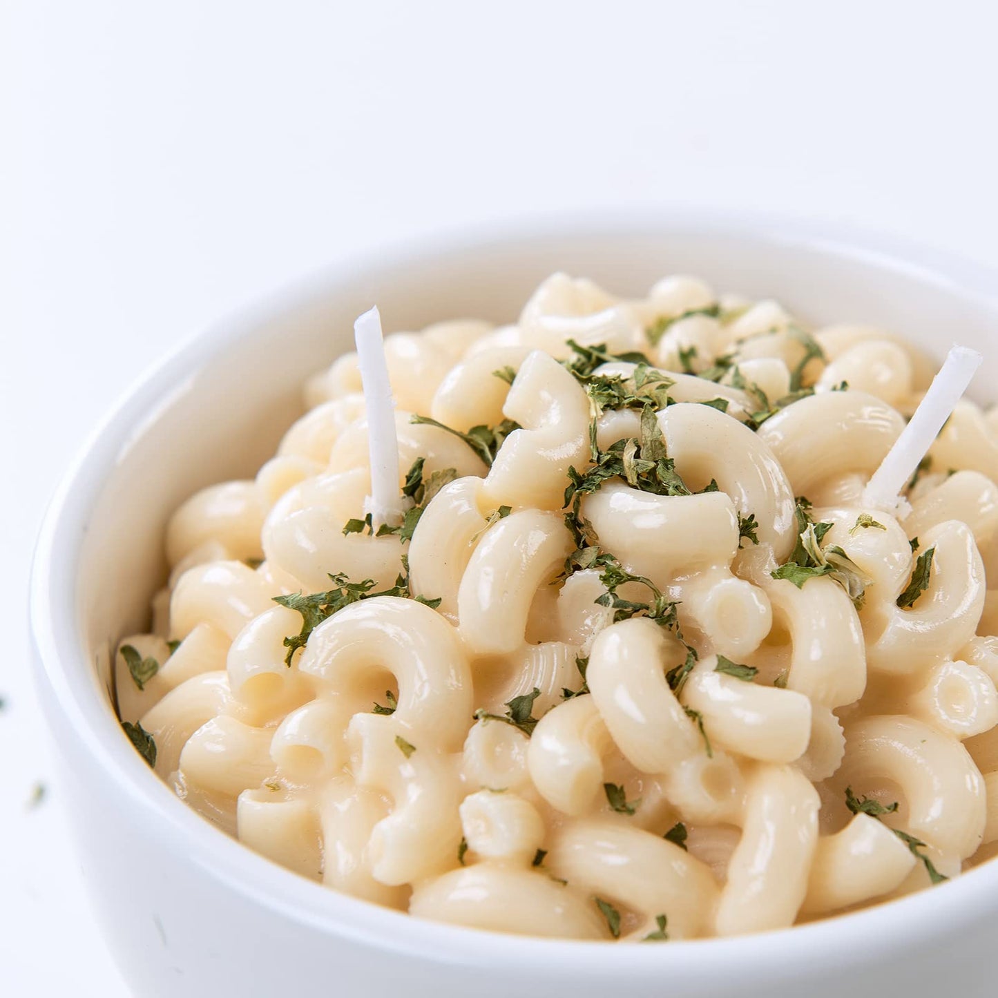 Macaroni and Cheese Pasta Bowl Scented Candle Ritual Gift for Your Lovers Friends