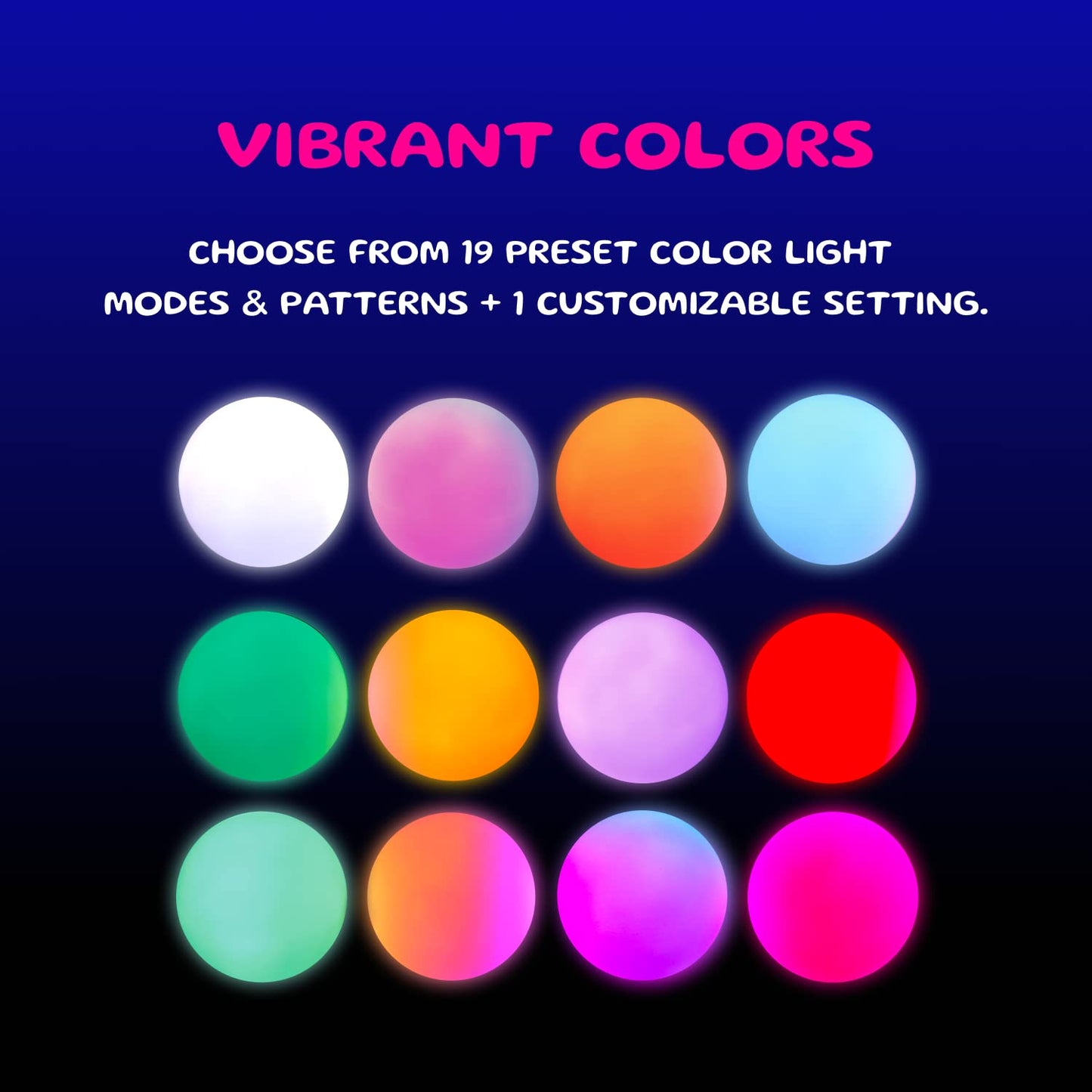 LED Juggling Glow Balls – Unique Wes Peden Model Glow.0 Technology w/ 20 Vibrant Color Light Modes & Patterns – USB Rechargeable, Soft-Core, Pro-Weighted Light Up Ball (Set of 3)