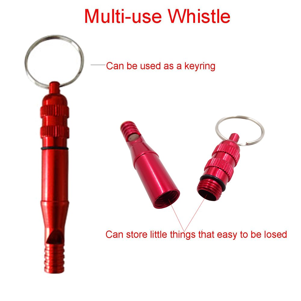 Outdoor Survival Kit 7 in 1,Mini Emergency Survival Gear Small Camping Equipment Pocket Tool Gadgets Stocking Stuffers Ideal for Boys Kids Hiking