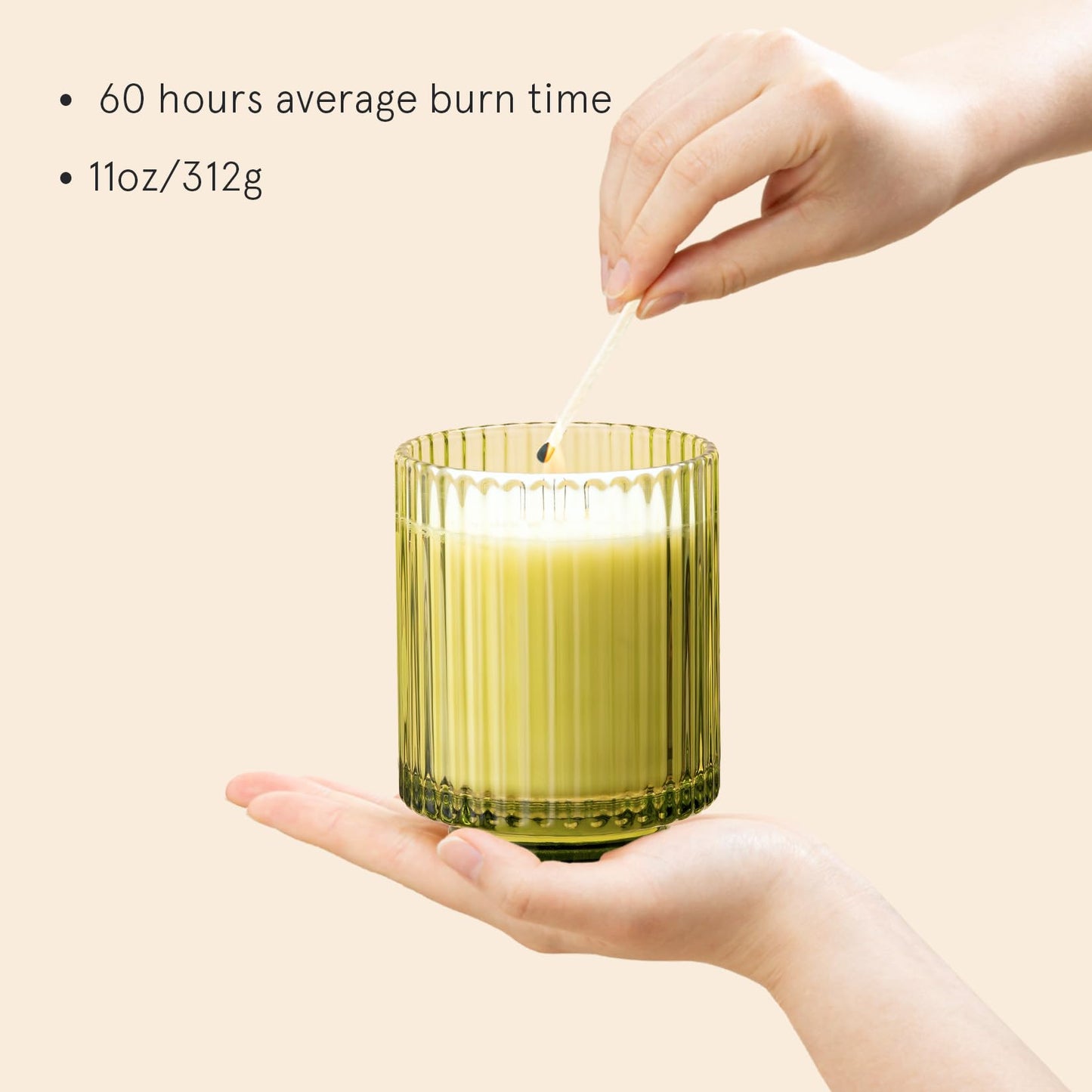 LA JOLIE MUSE Fir & Cedarwood Candle, Scented Candles for Home, Holiday Candle Gifts for Women&Men, Natural Soy Candles, Luxury Jar Candle, Starlit Golden Fir, 11oz