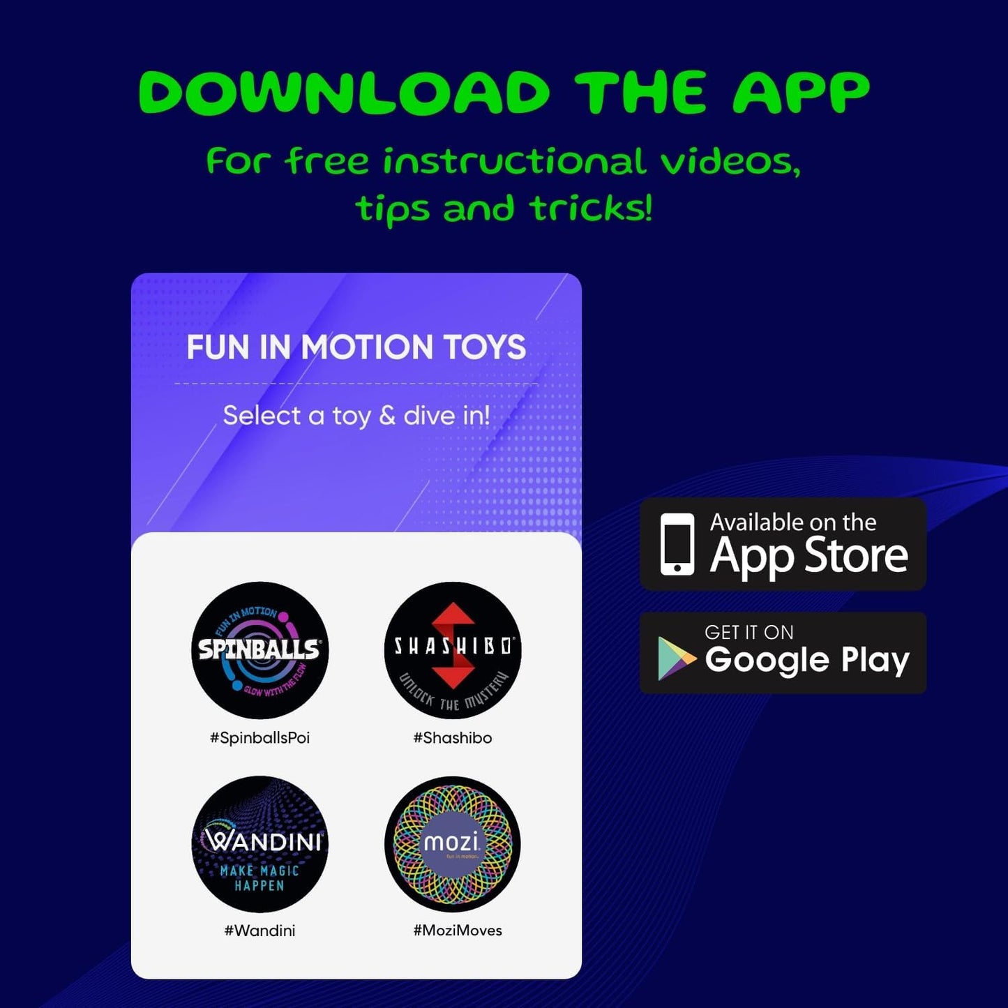 Wandini Glow.0 Magic Wand Collapsible LED Levitation Wand - USB Rechargeable Floating Wand - LED Light Wand with 22 Color Light Modes – Patented, Expertly Balanced LED Flow Wand Levitation Stick