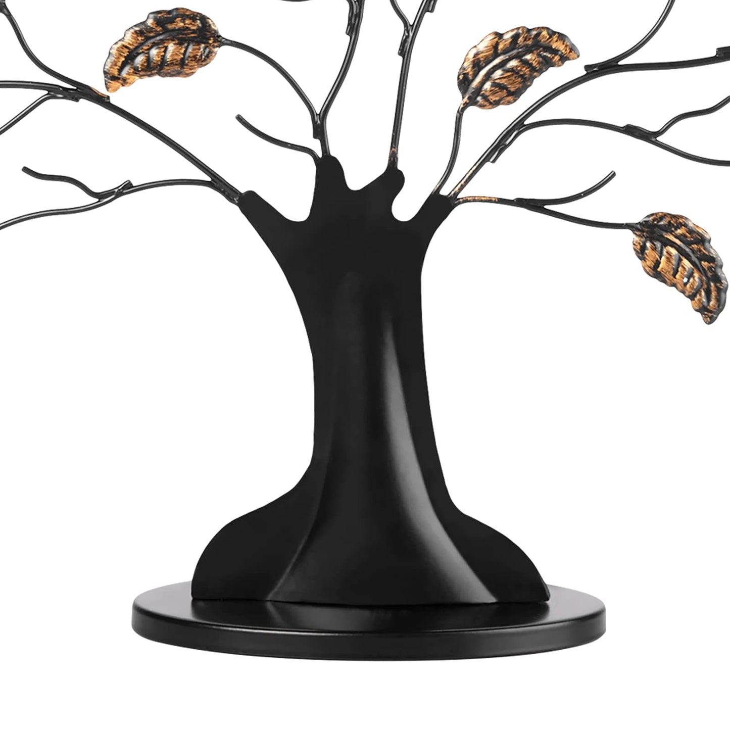 Americanflat Family Tree Picture Frame - Includes 6 Hanging 2x3 Picture Frames - Adjustable Ribbon Tassels - Ideal as Mother’s Day Gifts, Birthday Gifts, or Christmas Decor - Black and Bronze