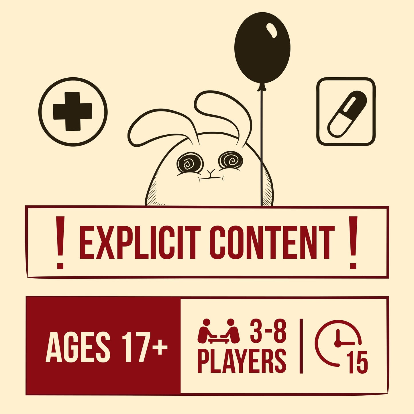 Horrible Therapist: Extra Horrible Edition by Exploding Kittens - A Card Game for 3-8 Players, Ages 17+ - Adult Party Game for Family Night