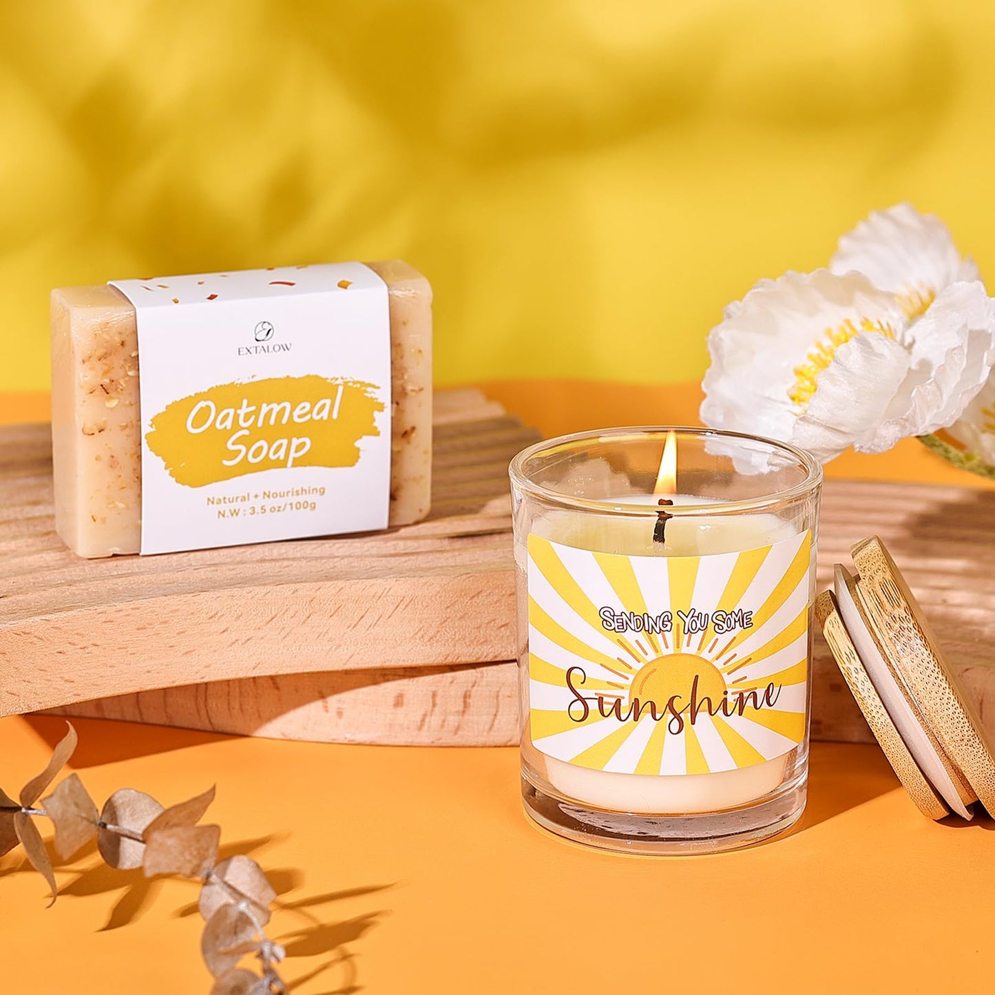 Gift Baskets for Women, Unique Birthday Gifts for Women,Get Well Soon Gift Basket,Care Package Sending Sunshine Box Thinking of You for Mom Wife Sister Best Friends Teen Girls