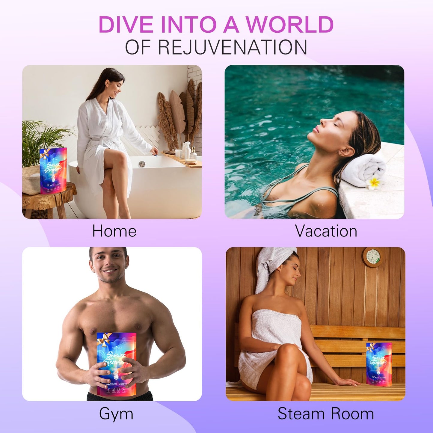 Aofmee Shower Steamers Aromatherapy 22 Pack - Shower Bombs Mothers Day Gifts for Her and Mom, Shower Tablets with Essential Oils for Relaxation, Home Spa Self Care Birthday Gifts for Women and Men