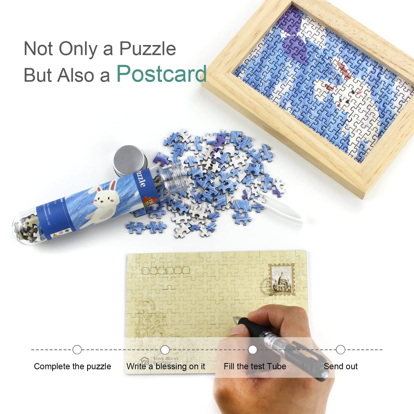 Mini Jigsaw Puzzles for Adults 150 Pieces(4 Packs) Small Jigsaw Puzzle Challenging Micro Puzzle Difficult Tiny Puzzle Home Decor Entertainment 6x4in (4 Pack-3)