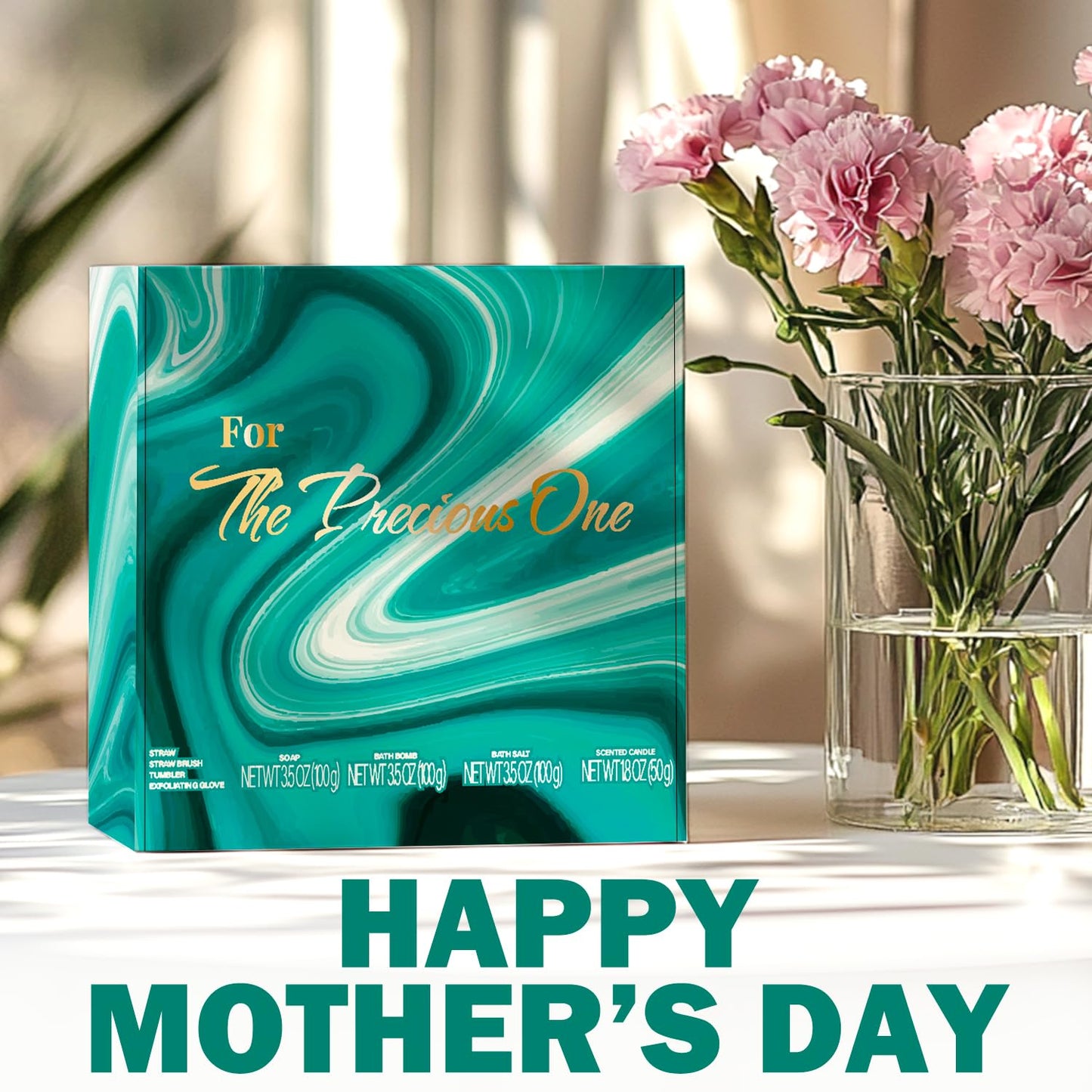 Bath Sets for Women Gift BODY & EARTH Gift Baskets for Women 8pcs Womens Christmas Gifts for Tumbler with Straw Birthday Gifts Mothers Day Gifts for Mom