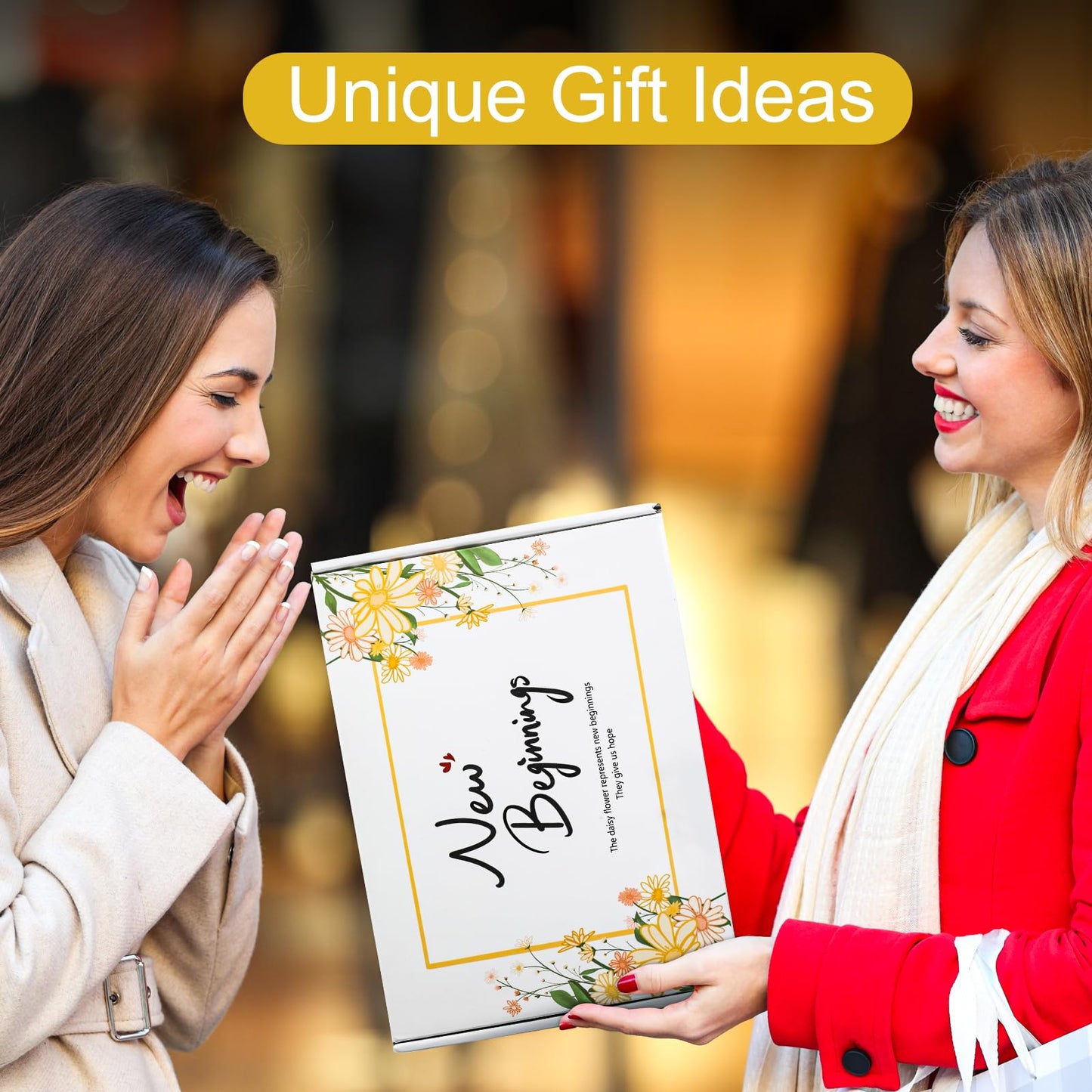 ELSEULAR Coworker Gifts for Women Luxury New Beginnings Gifts New Job Gifts Retirement Going Away Goodbye Farewell Work Gifts Christmas Gift Box for Coworker Leaving