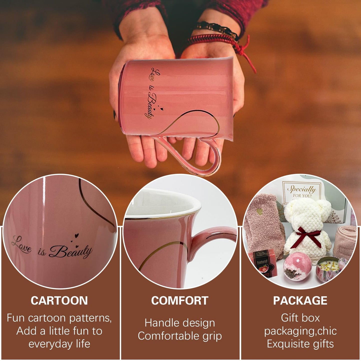 BEECO GIF2U Spa Gift Baskets for Women, Luxury Self Care Relaxation Birthday Gifts for Women, Get Well Soon Gifts for Friend, Scented Bath Gift Box for Christmas,Thanksgiving,Valentine's Day