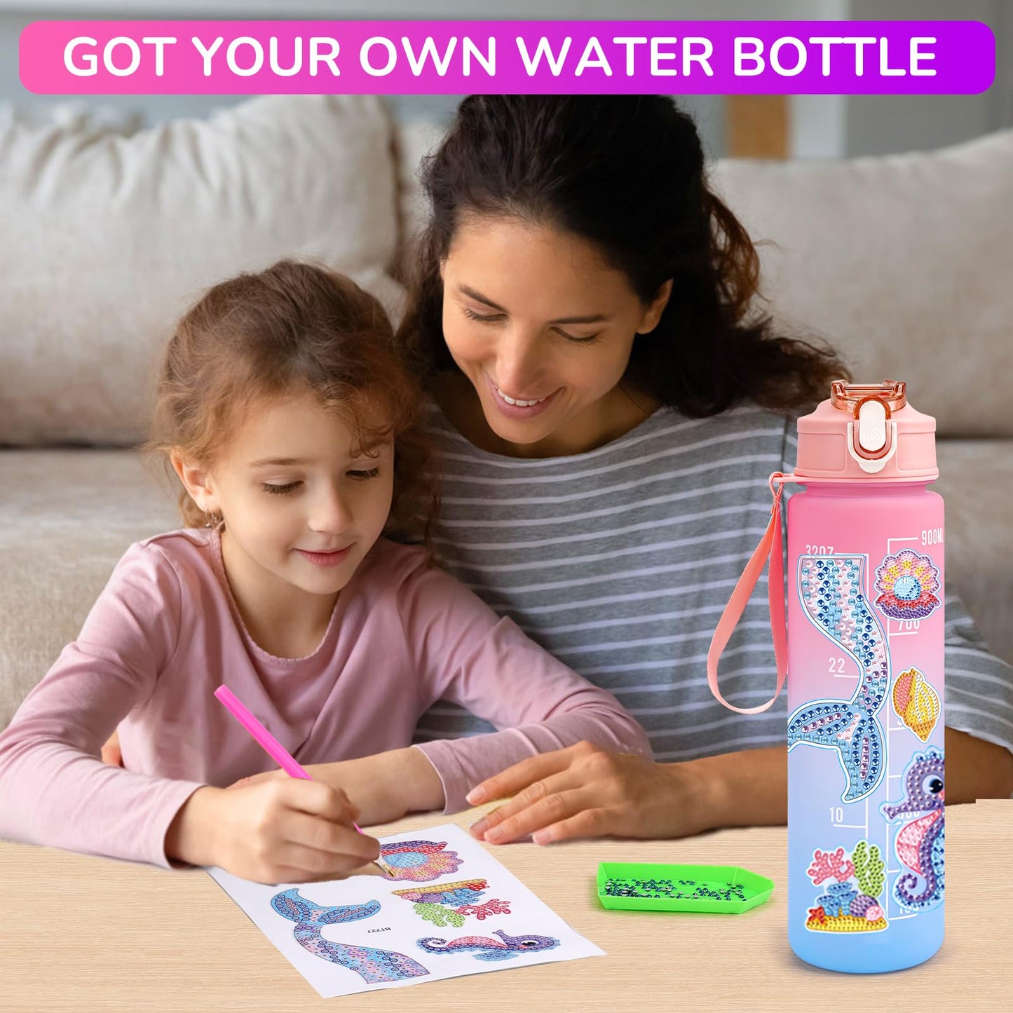 Gifts for Girls Age 4-6-8, Kids Mermaid & Unicorn Toy Set with Light Up Star Pillow, Diary, Headband, Sleep Mask, Surprise Girl Toys for 4 5 6 7 8 9 10 Year Old Girls Christmas Birthday Gifts Ideas