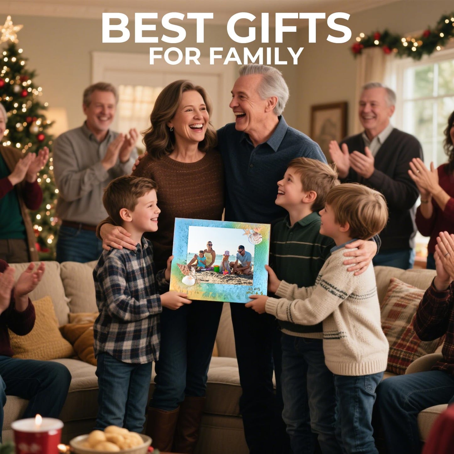 LET'S RESIN Epoxy Molds Silicone, Large Size Picture Frames Silicone Molds Rectangle & Heart Shape Epoxy Resin Molds for DIY Home Table Décor