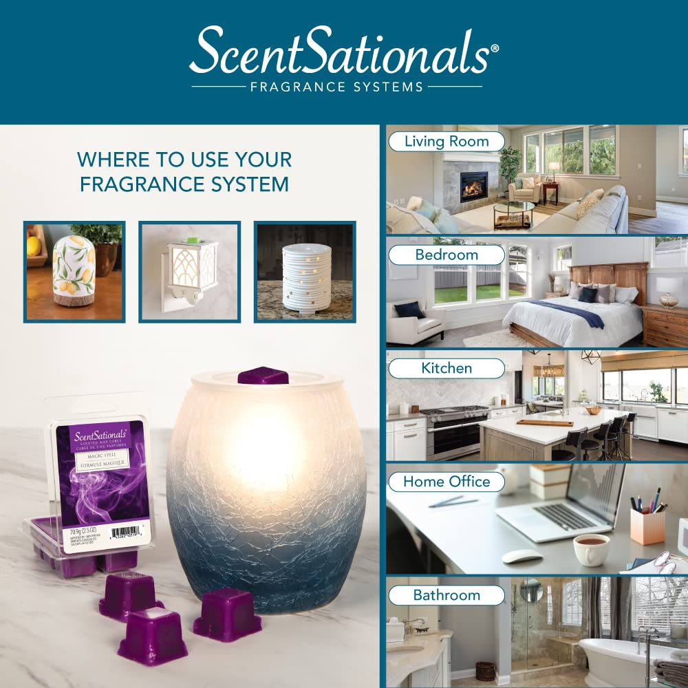 Scentsationals Wax Melt Warmer, Wax Warmer for Scented Wax Melts - Bessy Cow - Candle Wax Melter for Fragrance Cubes and Tarts