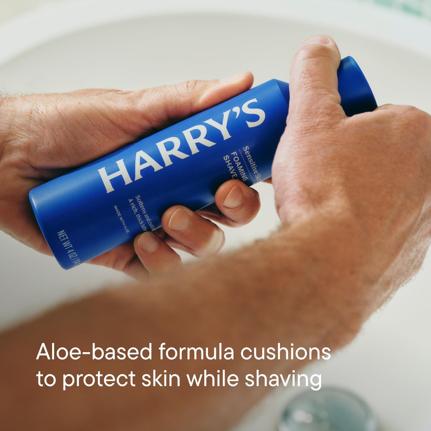Harry's Shaving Kit for Men - Razor Handle, 5 Razor Blade Refills, Foaming Shave Gel, and Travel Blade Cover - Ember