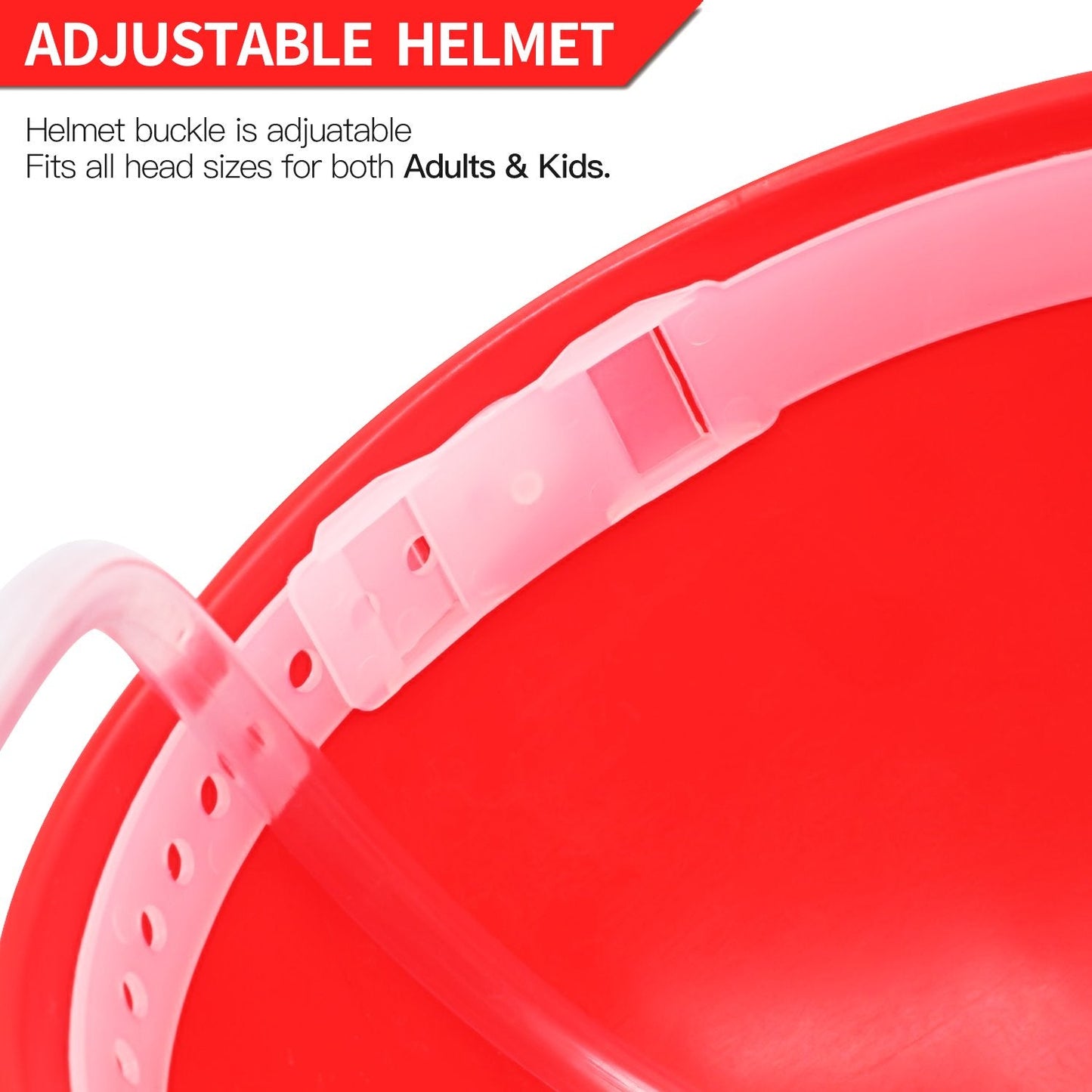 NOVELTY PLACE Drinking Helmet - Can Holder Drinker Hat Cap with Straw for Beer and Soda - Party Fun - Red