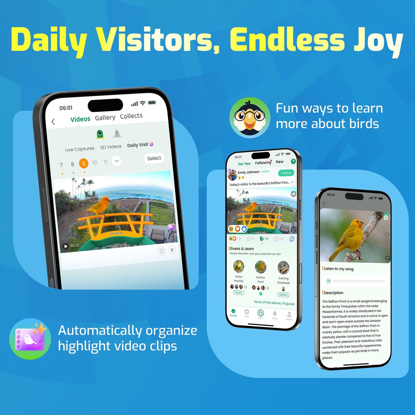 RichBird Smart Hummingbird Feeder with Camera Solar Powered, AI Identify, Instant Notification, Leakproof & Ant Moat, Outdoors Hanging, Idea Gift for Bird Lovers (20 oz)