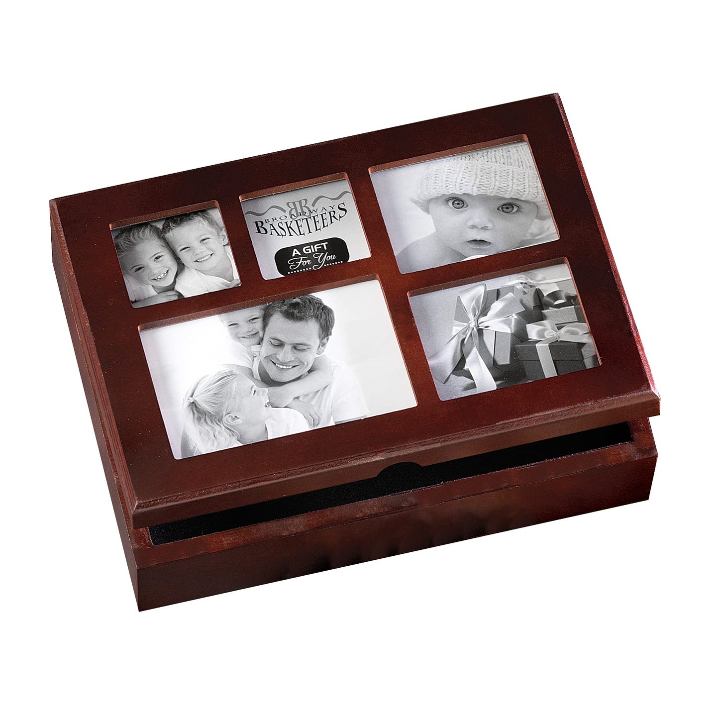 Broadway Basketeers Gourmet Cookies Gift basket Bakery Sweets Gift Basket, Dessert, Peanut Butter & Chocolate Brownie with Photo Gift Box for Holidays, Birthday, Christmas, Congratulations