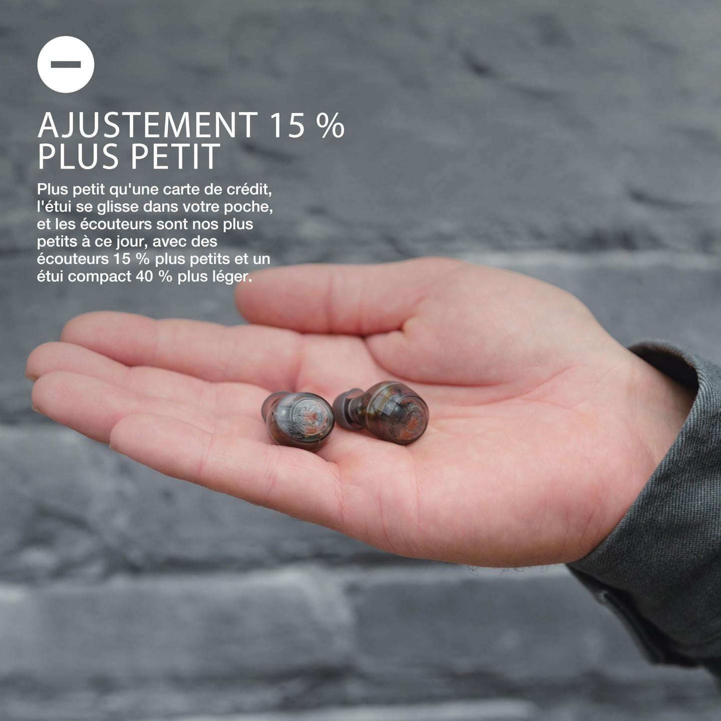 JLab Go Air Pop True Wireless Earbuds, in Ear Headphones, Bluetooth Earphones, Ear Buds with 32H Playtime, Bluetooth Earbuds with Microphone, USB Charging Case, Dual Connect, EQ3 Sound, Clear