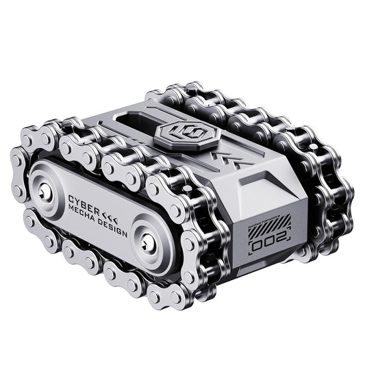 4 in 1 Fidget Slider Roller Chain Spinner Combo, Metal Chain Fidget Toy with Tactile Feedback & Clicking Sounds, Stress Relief Sensory Toy for Adults, Focus Tool for Work Study Waiting