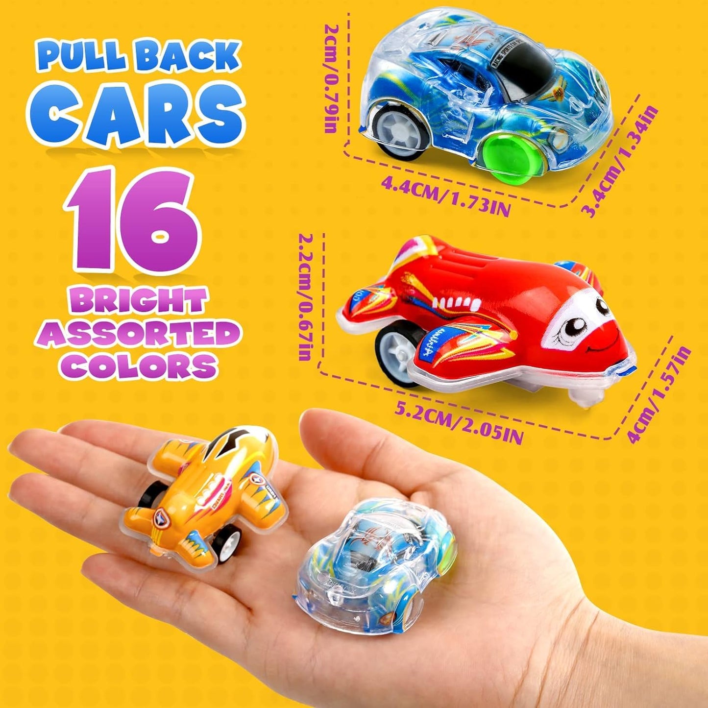 Buauty 100 Pcs Toy Cars Mini Pull Back Cars, Party Favors for Kids, Small Racing Car Carnival Prizes Classroom Rewards, Pinata Stocking Goodie Bag Stuffers Birthday Toys for Toddler Girls Boys