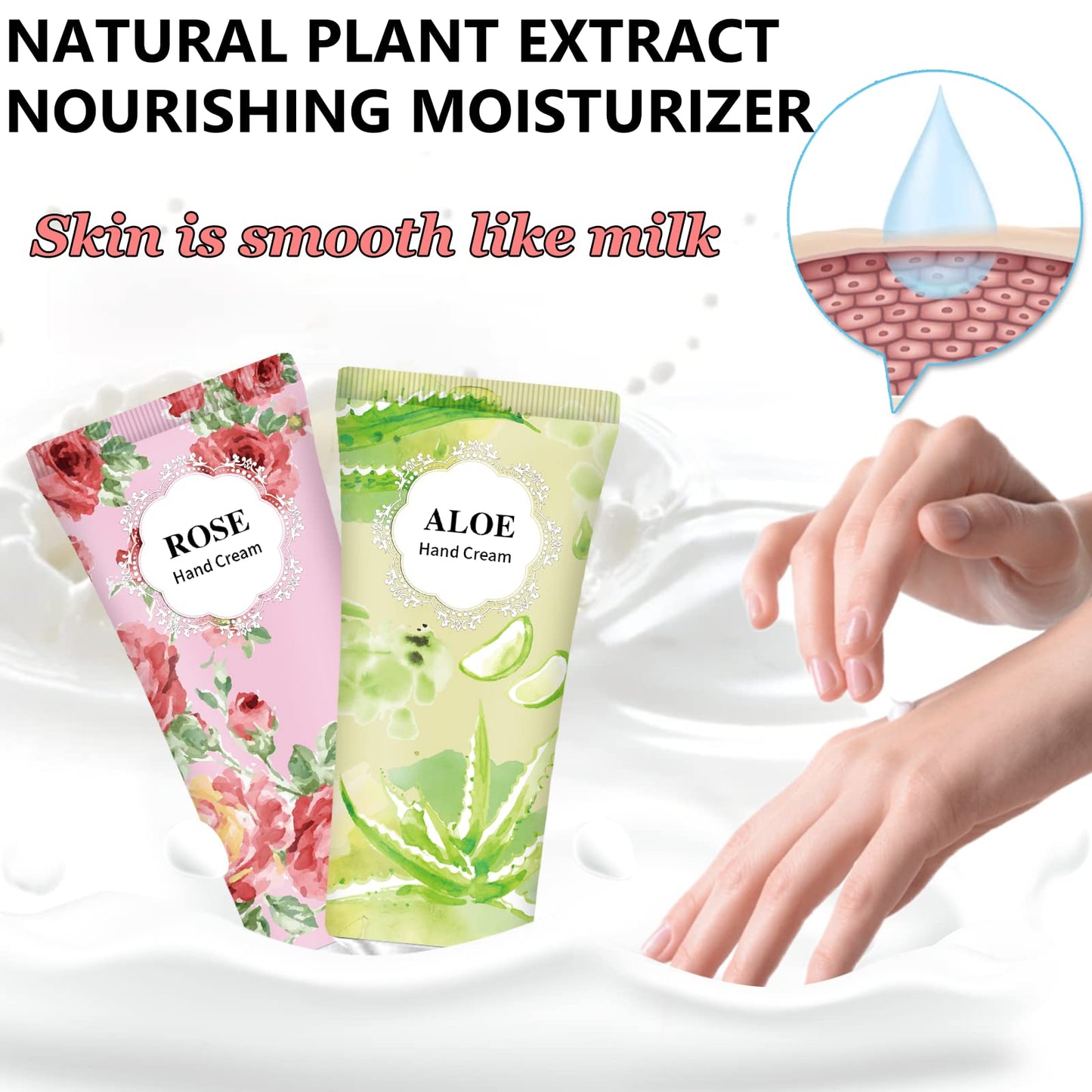 74 Pack Hand Cream Gift Set For Women and Girls,Mothers Day Gifts Bulk,Teacher Appreciation Gifts,Nurses Gifts,Natural Plant Hand Lotion For Dry Cracked Hands,Scented Mini Hand Lotion Travel Size