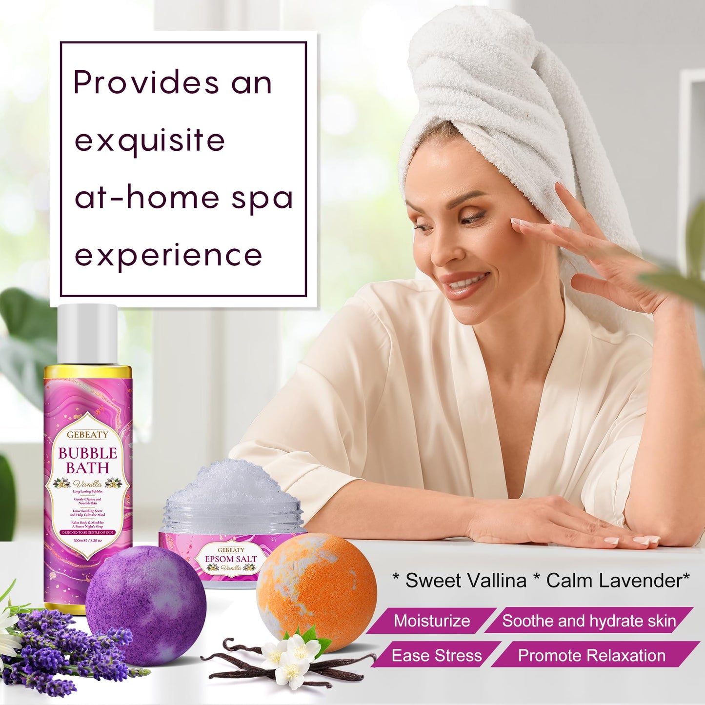 Spa Gifts for Women -Stress Relief Relaxing Thank You Gift for Mom Wife Her Sister Best Friend Birthday Gifts,Unique Self Care Womens Gift for Christmas Stocking Stuffer Secret Santa Gifts for Women