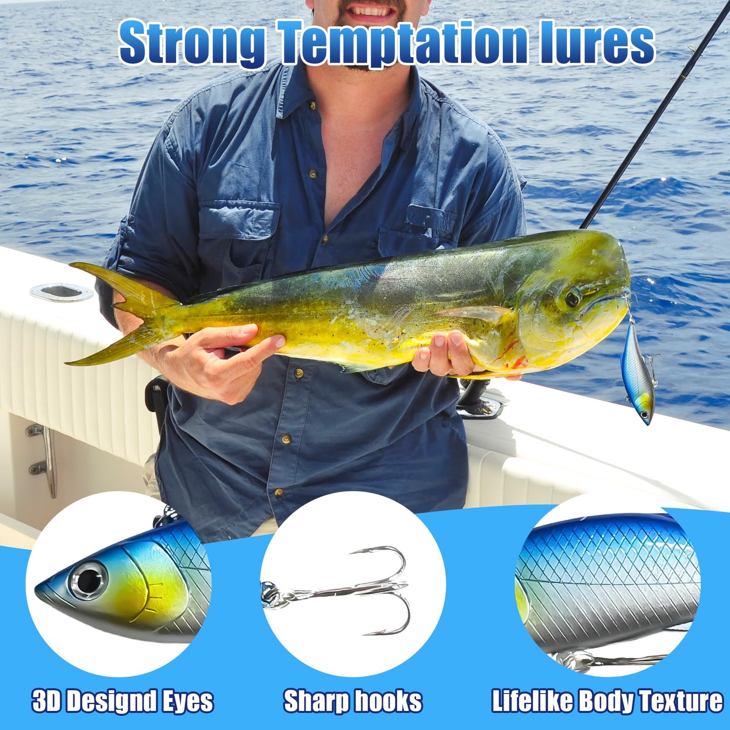 Fishing Advent Calendar 2025, Fishing Lure Set -24 Days of Fishing Advent Calendar Surprise Christmas Countdown Fishing Gifts for Granpa Dad Boyfriend Brother Fishing Lovers Christmas Gifts