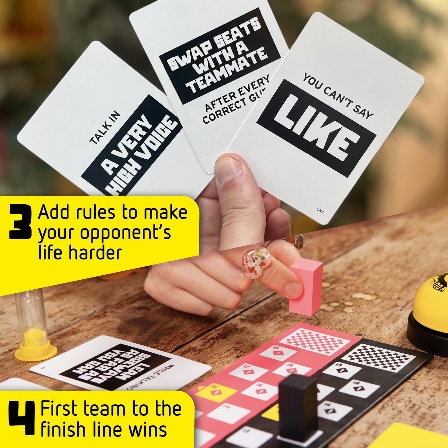 You Can't Say UMM: A Party Game for Family and Adults, Fast-Paced Family Word Game, Must Have for Game Night, Bonus Content Included