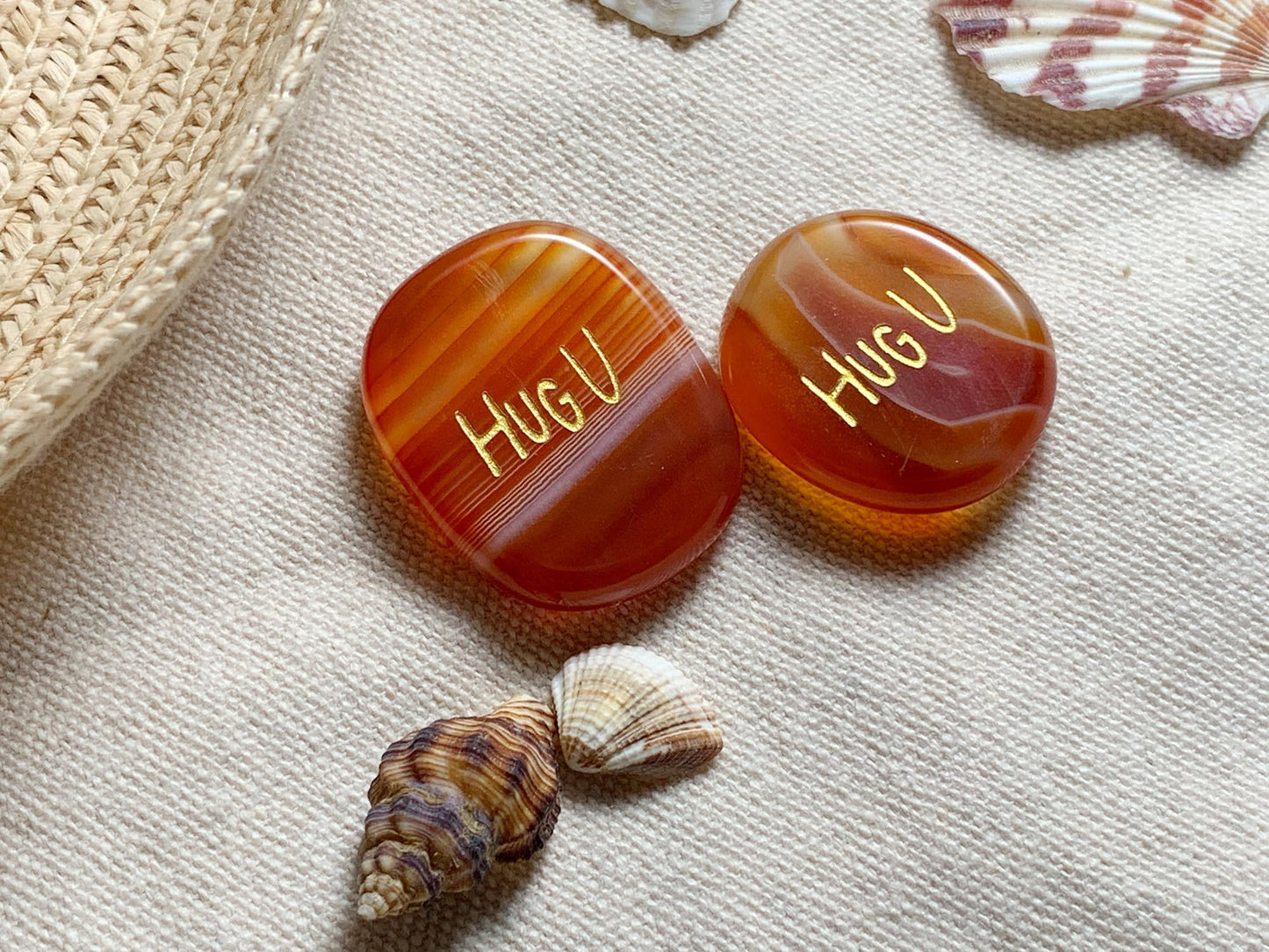 SOLICIEL Agate Crystal Pocket Hug, Get Well for Best Friends, Long Distance, Thinking of You for Women & Men, Easter Basket Fillers