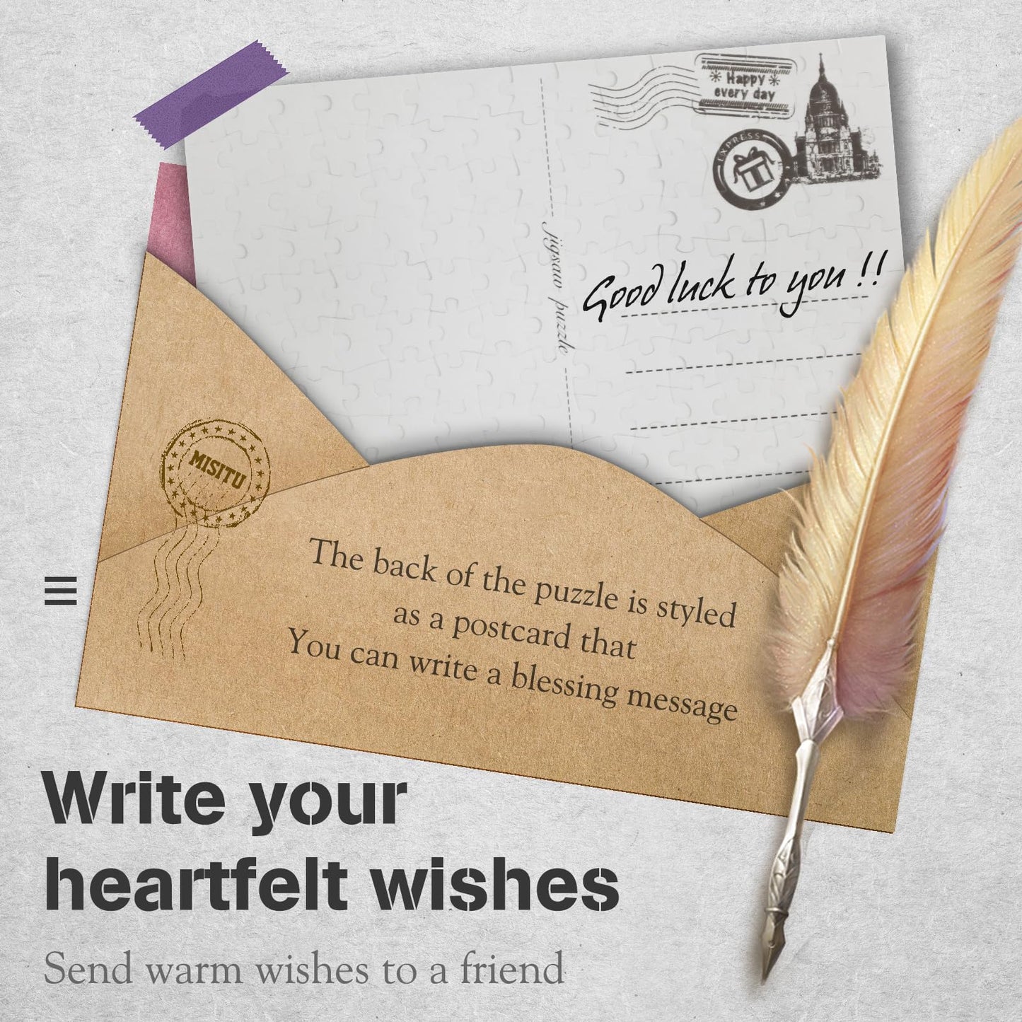 Small Jigsaw Puzzles for Adults Challenging Puzzle Small Puzzles Mini Jigsaw Puzzles for Teens 150 Pieces Micro Tiny Puzzle Tree Heart Maze Landscape Scenery Travel Puzzles 6 x 4 inch 3 Packs