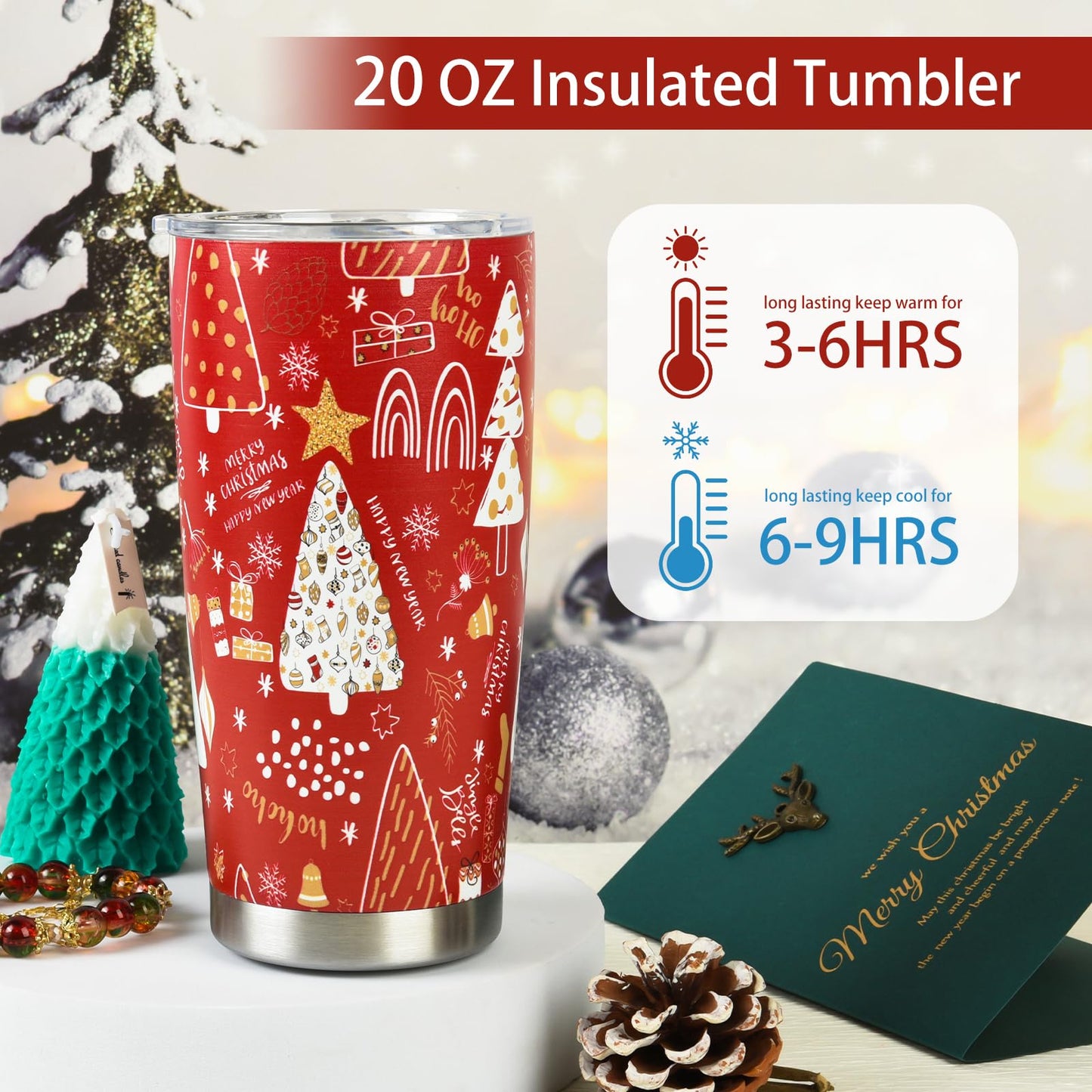 Christmas Gifts, Gift Baskets for Women Men,Unique Christmas Gift Sets Xmas Presents Ideas Box with Tumbler and Blankets for Her Him Mom Coworkers Best Friend Wife Daughter Sister