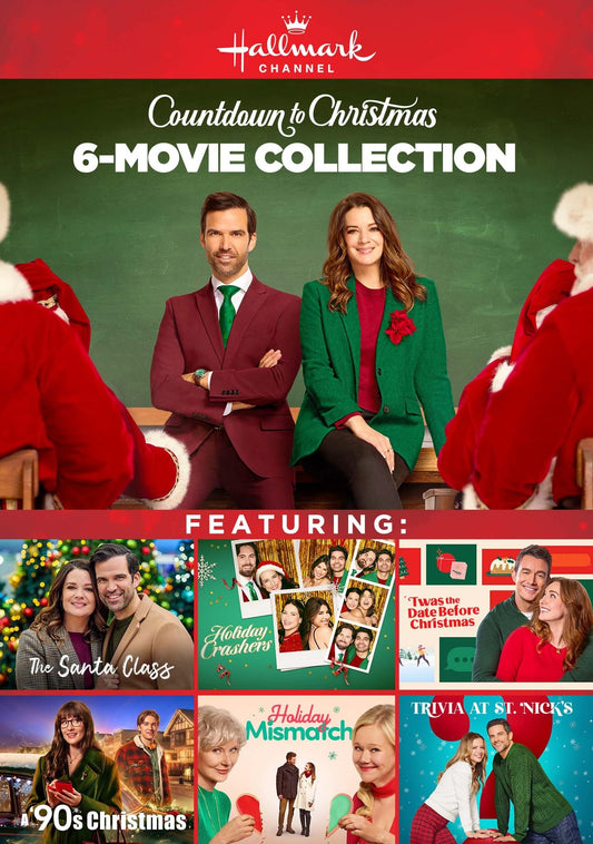 Hallmark 6-Movie Collection (The Santa Class, Holiday Crashers, Twas the Date Before Christmas, A '90s Christmas, Holiday Mismatch and more)