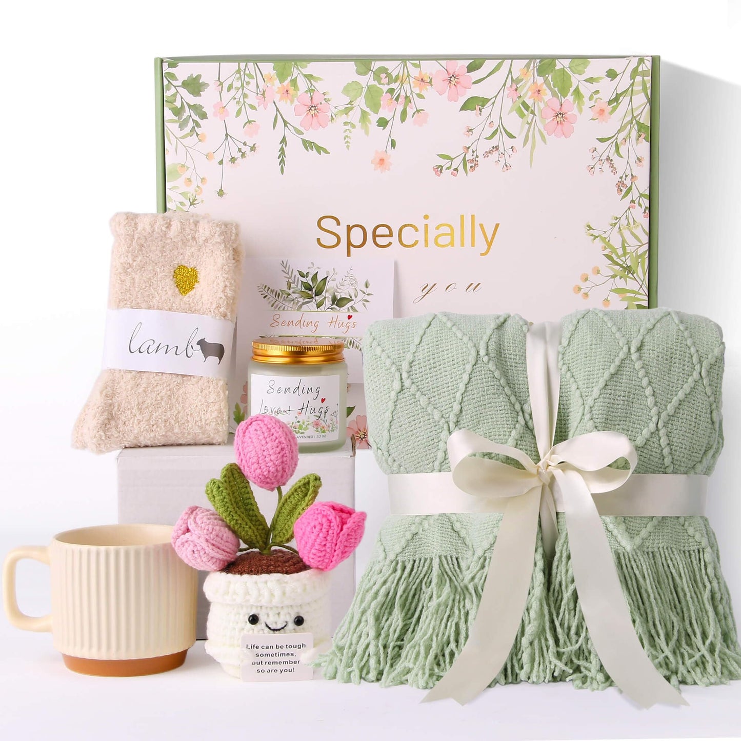 Self Care Gifts for Women, Get Well Gifts, Birthday Gift for Women Care Package, Sympathy Basket Inspirational Baskets, Thinking of You Gift Ideas for Mom Mother Wife Her Sister Friend