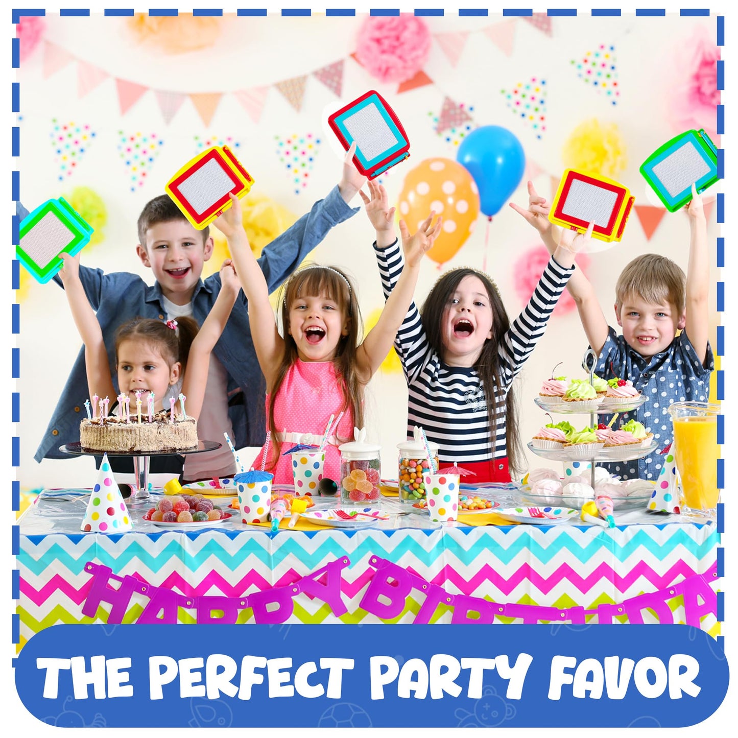 Bedwina Magnetic Drawing Board for Kids - (Pack of 12) Erasable Doodle Sketch Tablet and Travel Drawing Pad for Kids Boys and Girls, Birthday Party Favors and Party Stocking Stuffers for Kids