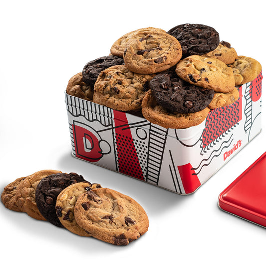 David's Cookies 2lbs Assorted Flavors Fresh Baked Cookies - Handmade and Gourmet Cookies - Delectable and Made with Premium Ingredients - Cookie Gift Basket - Great Gift For All Occasions