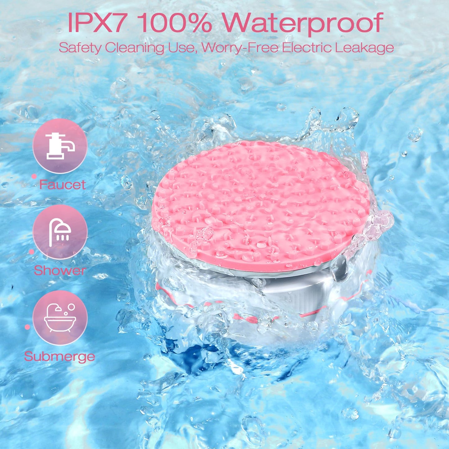 Norate Makeup Brush Cleaner, Electric Makeup Brush Cleaner Machine + Solution, Removes Residue from Makeup Brushes with Deep-Clean Cruelty-Free Shampoo, Stocking Stuffers for Women, Moms,Teen Girls