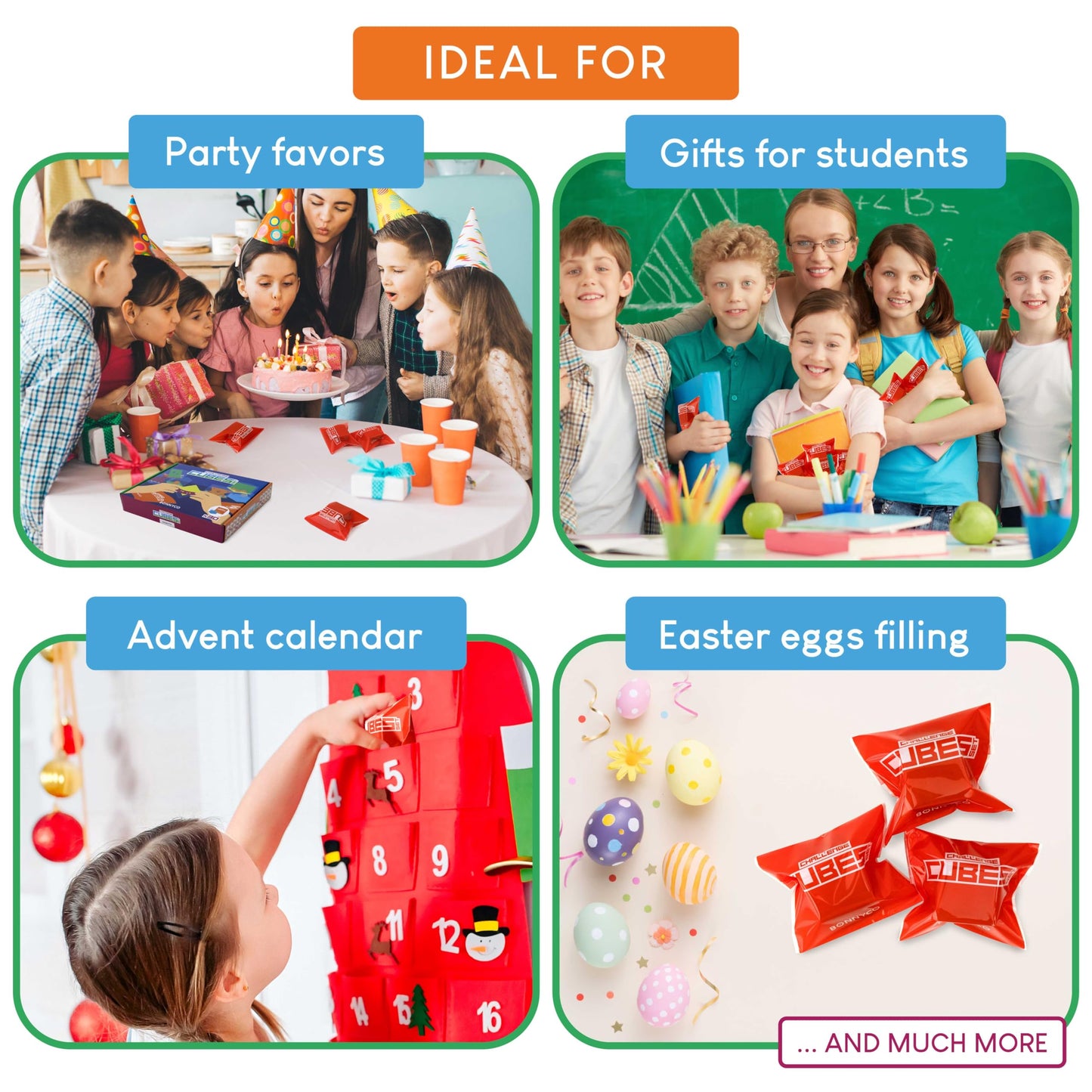 BONNYCO Brain Teaser Puzzles Cubes Kids Party Favors Pack 30 Pinata Goodie Bags Stuffers for Kids 3-5 4-8, Return Gifts for Birthday Party | Mini Puzzle Games, Classroom Prizes | Rewards Stocking