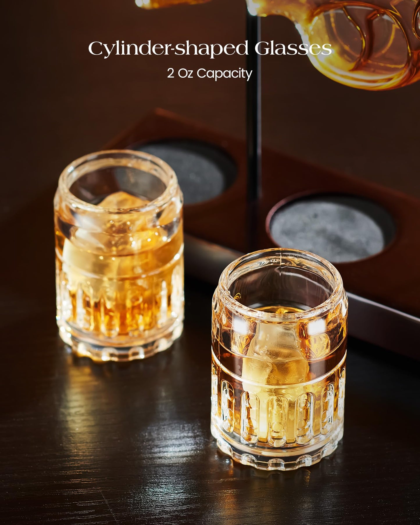 Birthday Gifts for Men Dad, Kollea Gun Whiskey Decanter Set with Shot Glass, Cool Anniversary Christmas Gifts Ideas for Him Husband Brother, Funny Military Retirement Present, Home Bar Drinking Party