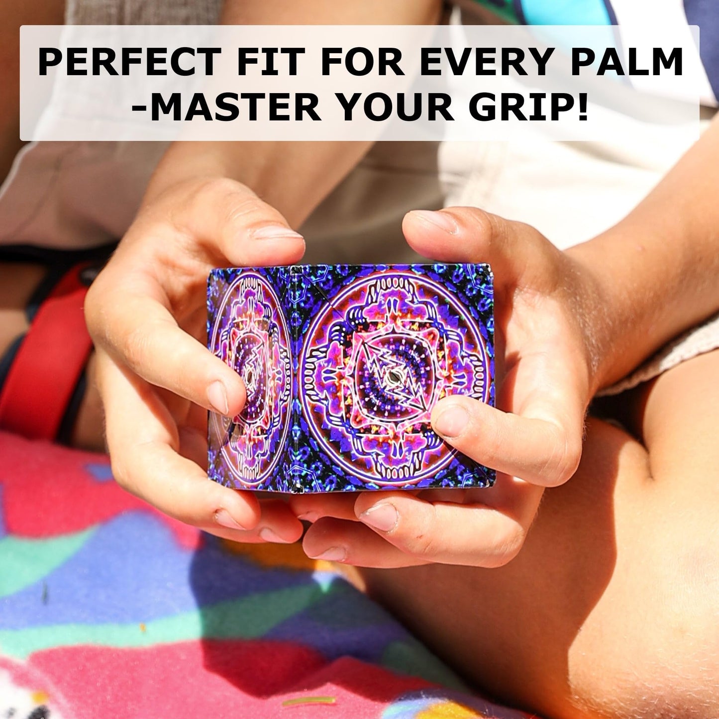 Shashibo Shape Shifting Box - STEM Magnetic Fidget Cube That Transforms Into Over 70 Shapes, Download Fun in Motion Toys Mobile App (Blue Planet)